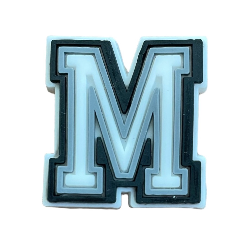 Letter M Croc Charm